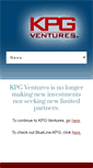 Mobile Screenshot of kpgventures.com